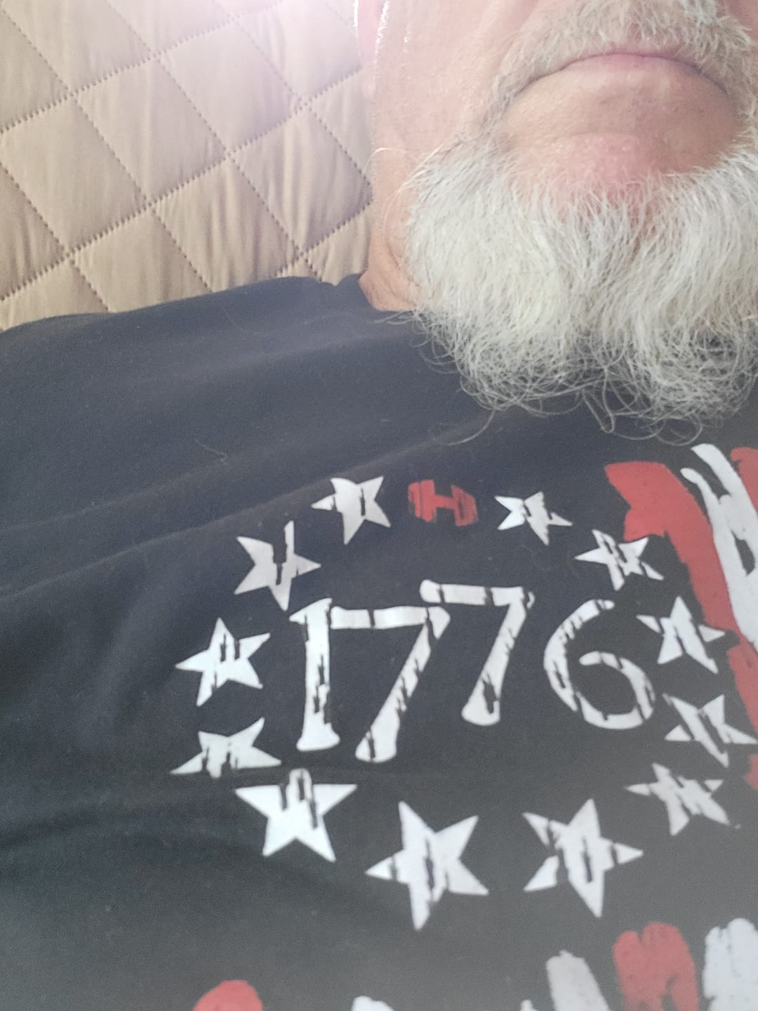 Customer photo review of We The People 1776 Flag T-Shirt