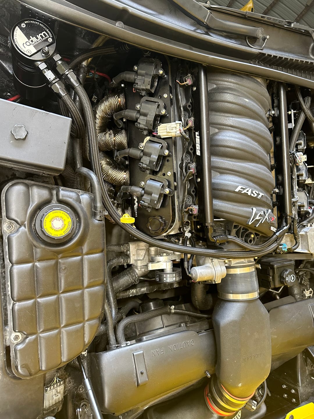 Customer photo review of Motion Raceworks Billet LS Valve Covers 10-120BLK