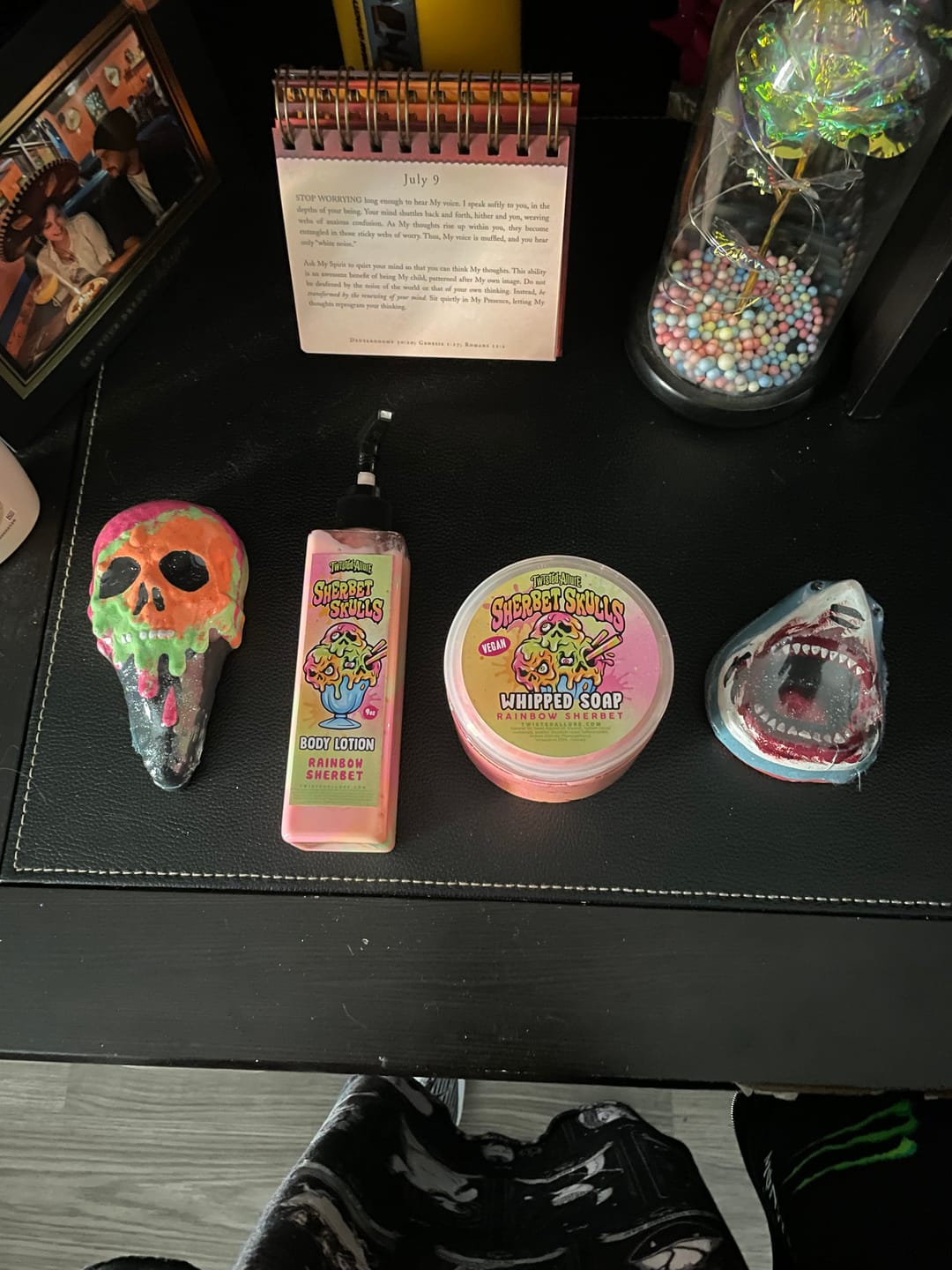 Customer photo review of Sherbet Skulls Body Lotion (Rainbow Sherbet Ice Cream)