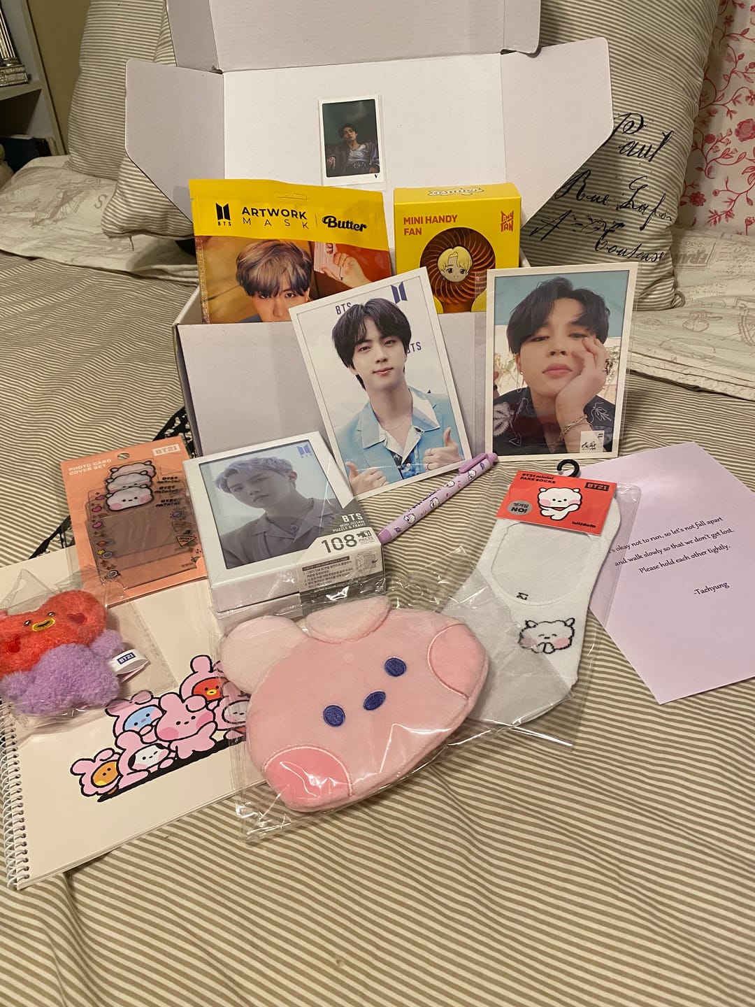 Customer photo review of BTS MYSTERY RANDOM BOX [RENEWAL VERSION]