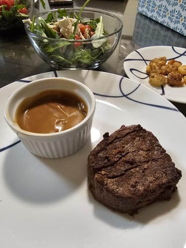 Customer photo review of Halal Filet Mignon