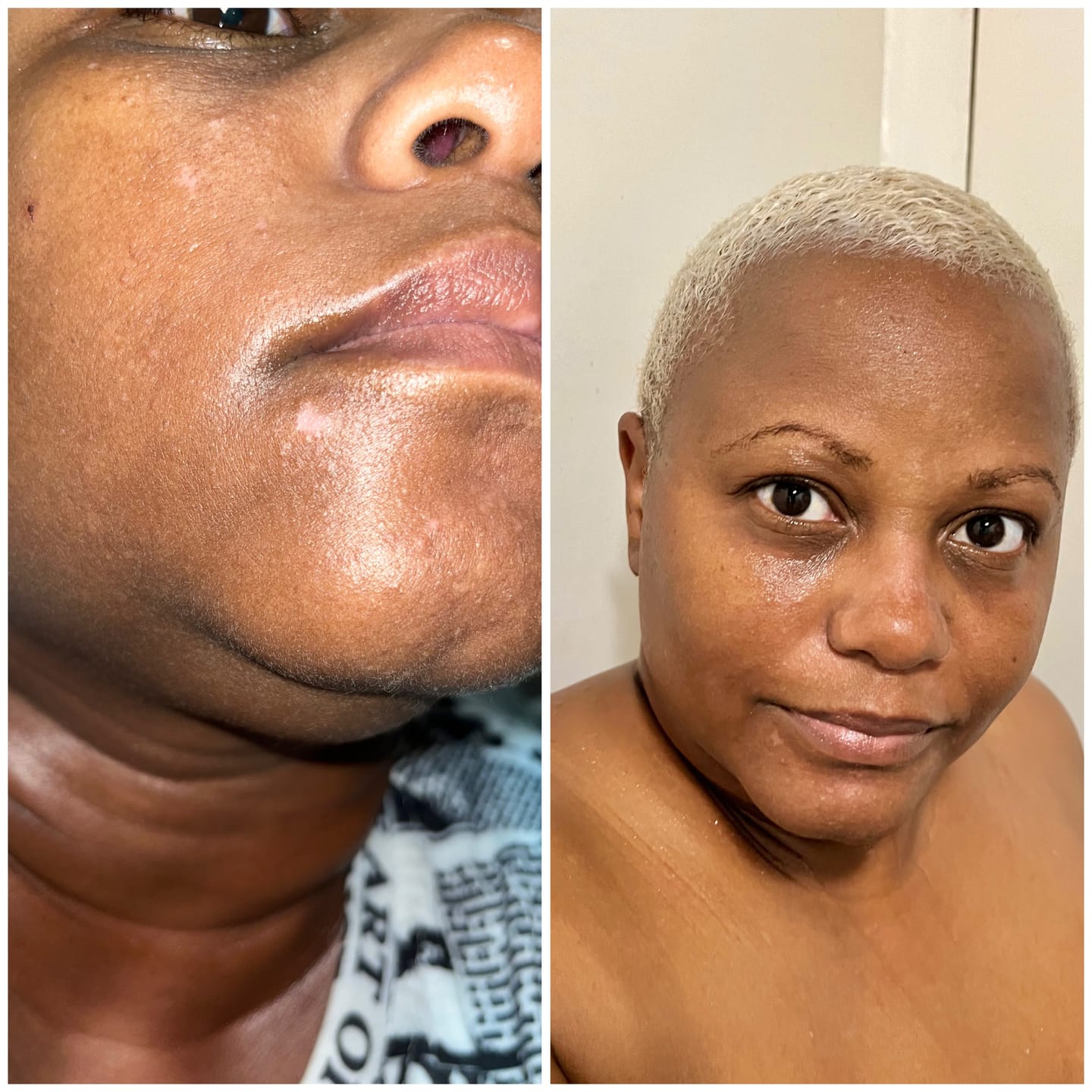 Customer photo review of Nourishing and Brightening Face Cream