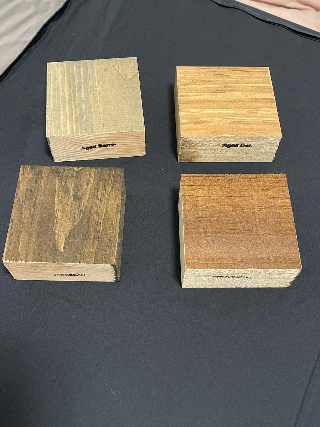 Customer photo review of Color Samples for Pine Products