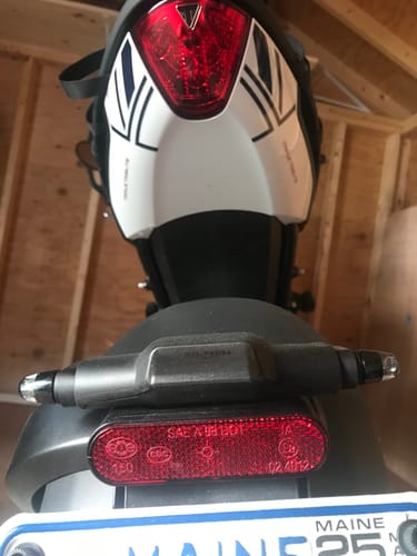 Customer photo review of Triumph Trident 660 Plug & Play Turn Signal Kit