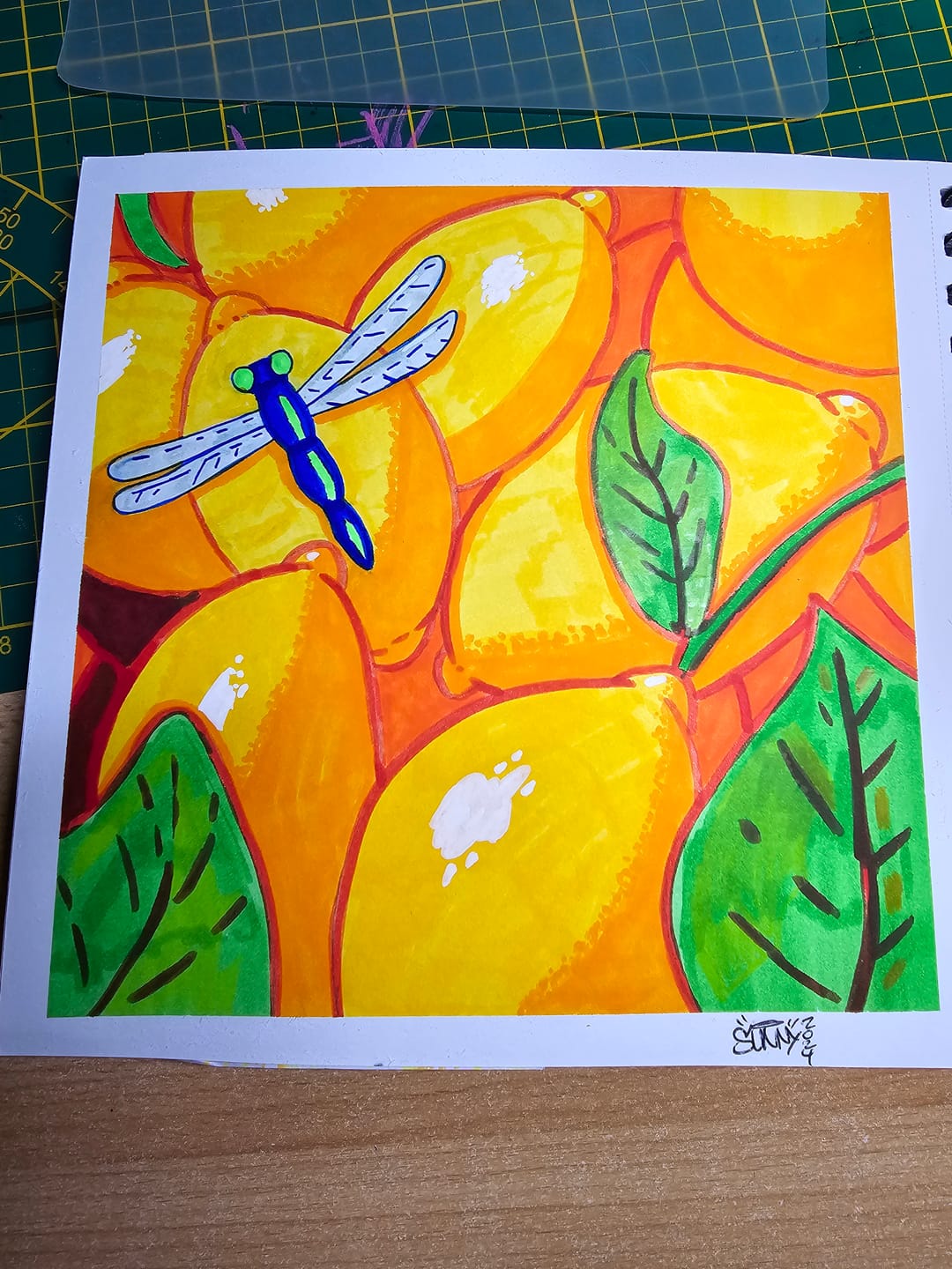 Customer photo review of Ohuhu Maui 160 Colors Dual Tips Water Based Art Markers, Brush & Fineliner