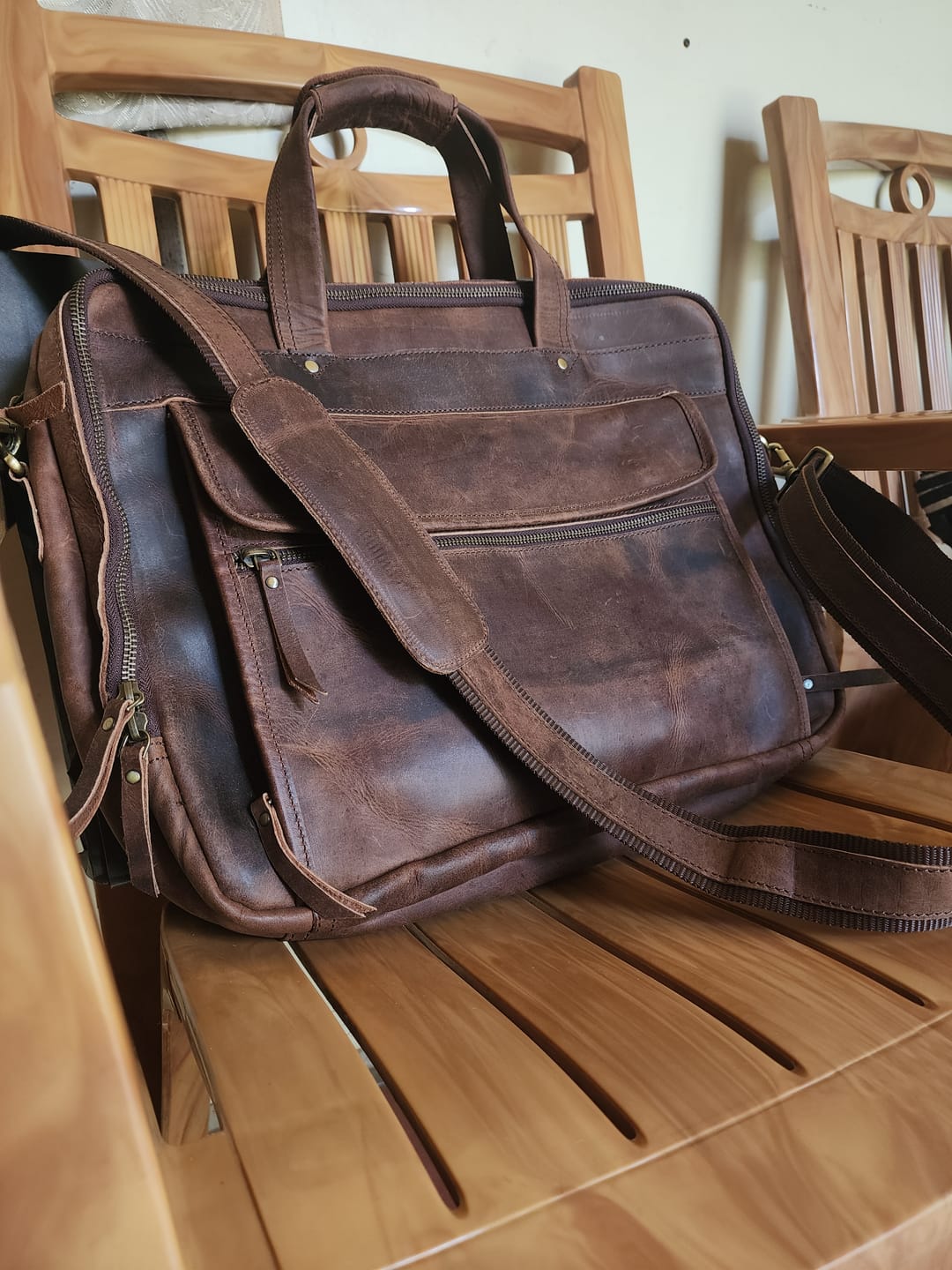 Customer photo review of Barney Travel Briefcase