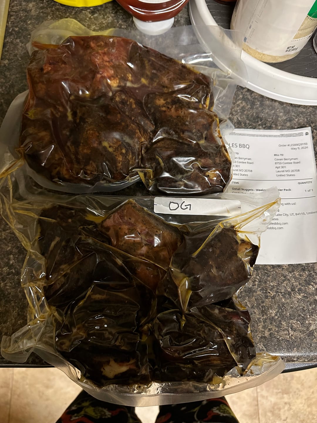 Customer photo review of Oxtail Nuggets - Weekend Sampler Pack