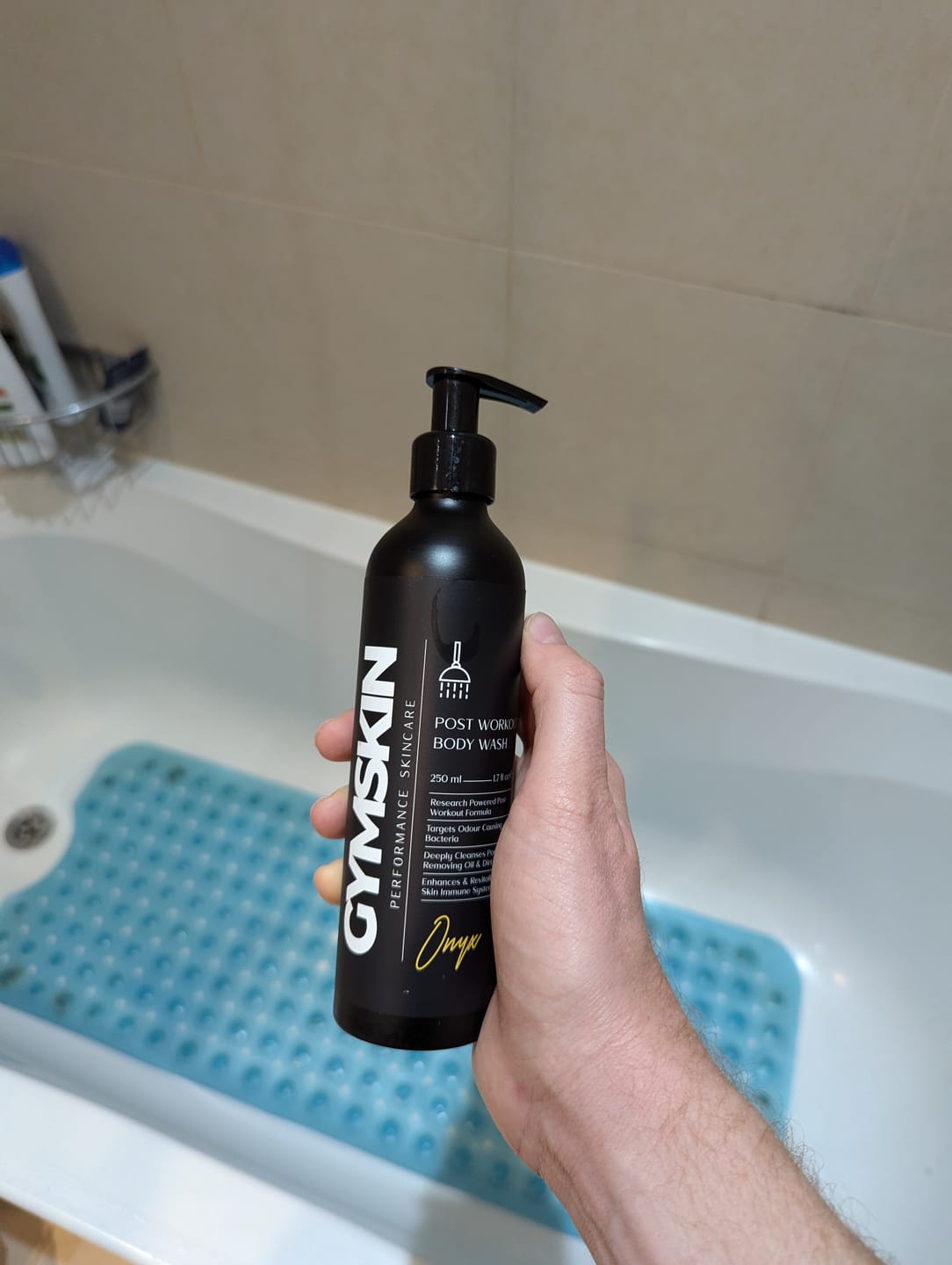 Customer photo review of POST WORKOUT BODY WASH