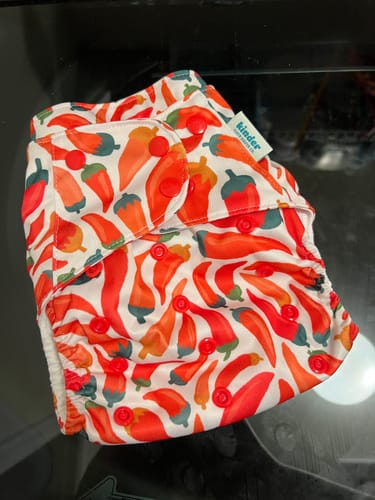 Customer photo review of Artist Collaborations Pocket Cloth Diaper with Athletic Wicking Jersey