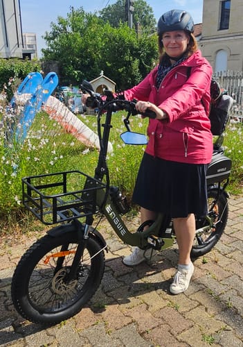 Customer photo review of Engwe L20 SE 250W 20" Foldable Electric Trekking Bike 15.6Ah Step-through E-bike [Pre-Order]