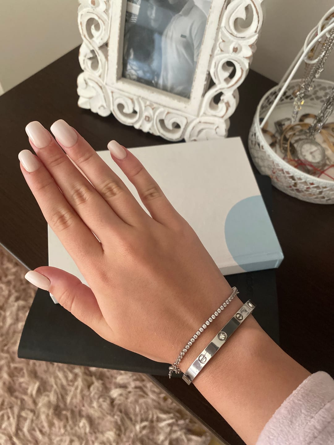 Customer photo review of Bratara Love - Argintiu