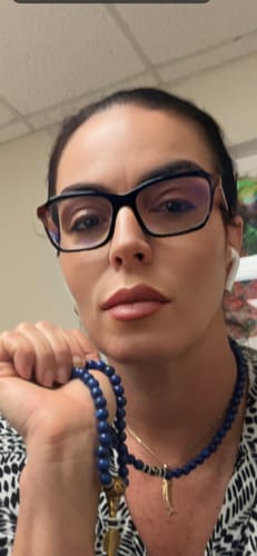 Customer photo review of Lapis Lazuli Third Eye Mala