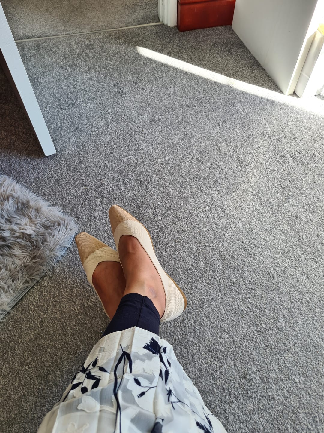 Customer photo review of Celine Recycled Ballet Flats