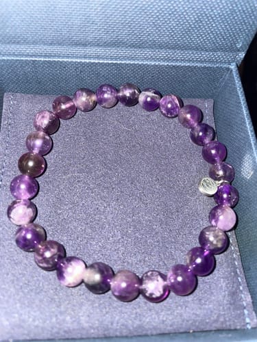 Customer photo review of Amethyst Bracelet