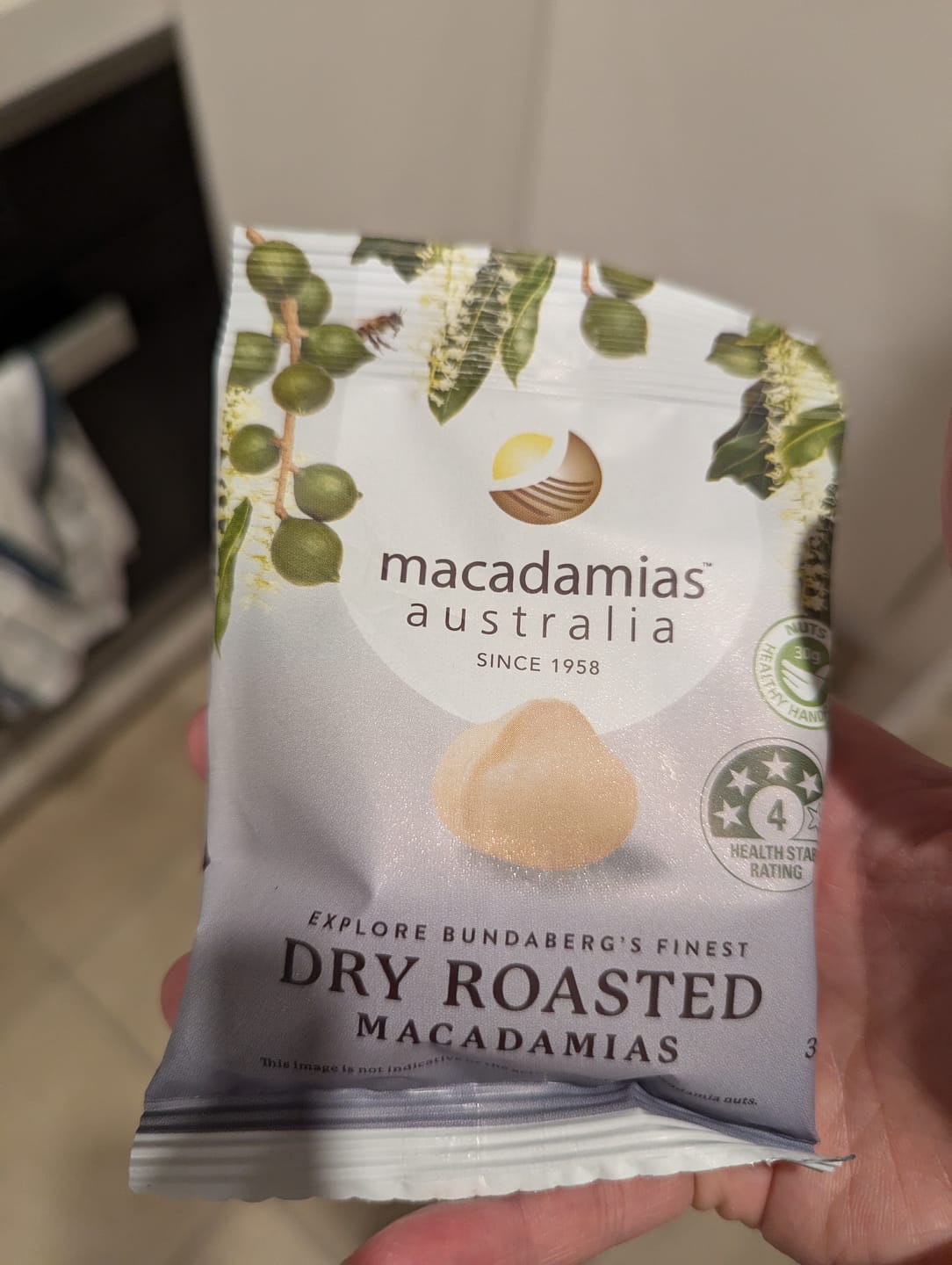Customer photo review of Dry Roasted Macadamias