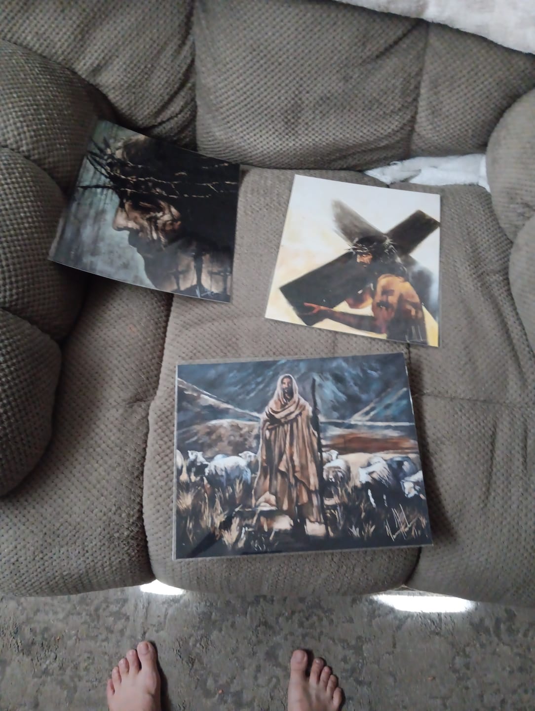 Customer photo review of DESIGN DISCONTINUED - The Lord is My Shepherd