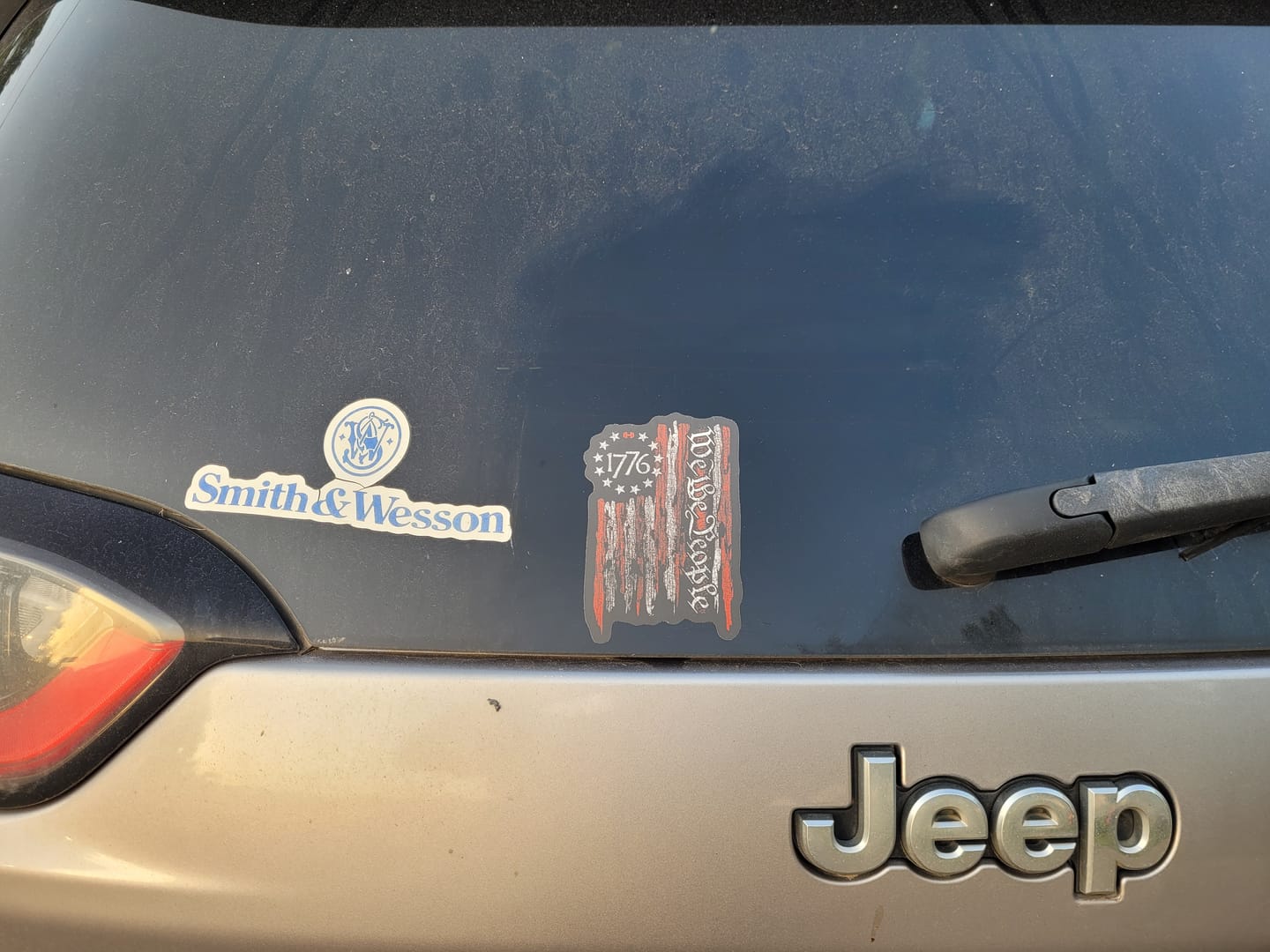 Customer photo review of We The People 1776 Flag Decal