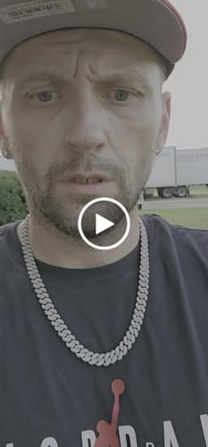 Customer video review of 10MM Halo Set Iced Out Cuban Link Chain 14K Gold