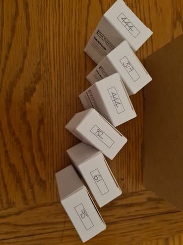 Customer photo review of 30ml x5 Perfume Set