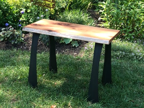 Customer photo review of Bench Legs 116 Nura 16H Metal DIY Furniture