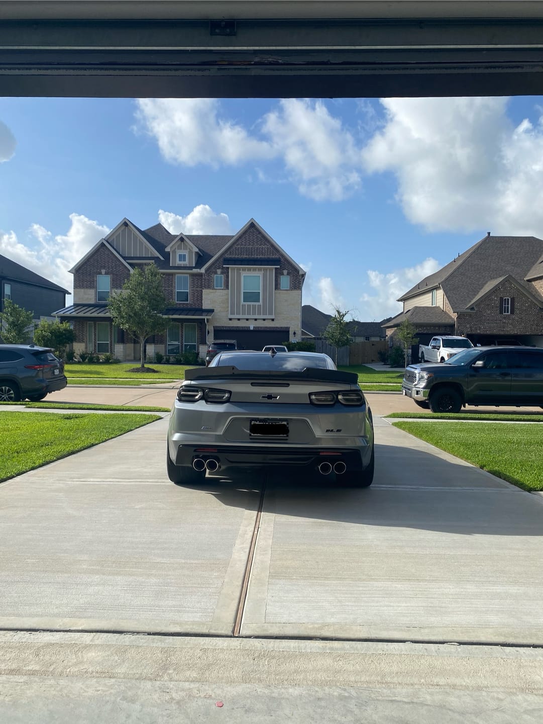 Customer photo review of 6th Gen Camaro Track Package Rear Trunk Spoiler Wing