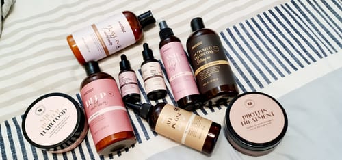 Customer photo review of Activated Charcoal Shampoo (400ml)