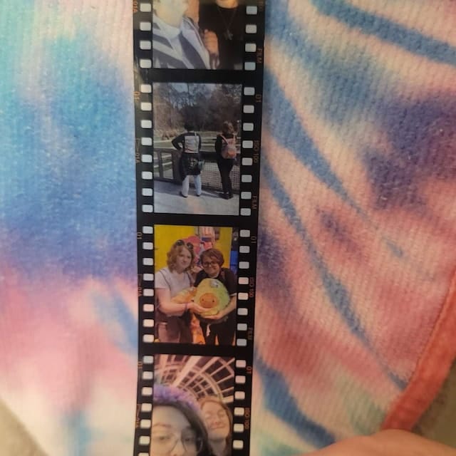 Customer photo review of Custom Drive Safe Film Roll Keychain For Your Love