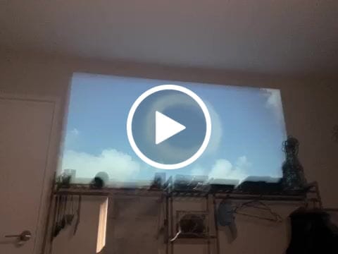 Customer video review of MovieHub™ Ultra HD Projector + FREE Projector Screen