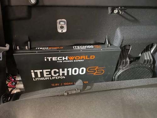 Customer photo review of iTECH100SS (New 2025 Model) 100Ah 12v Super Slim Deep Cycle Lithium Battery with Bluetooth