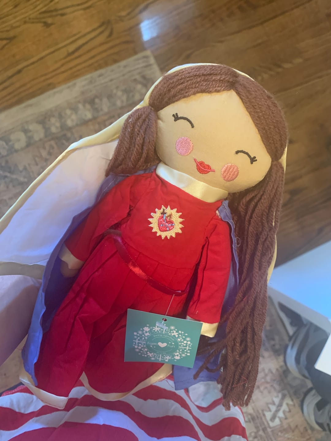 Customer photo review of Immaculate Heart of Mary Rag Doll