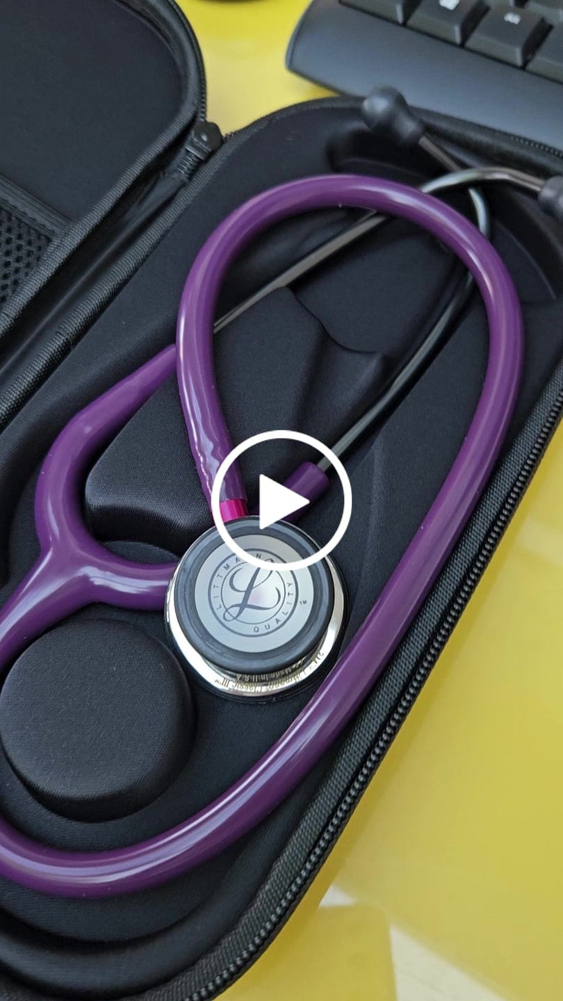 Customer video review of Littmann Classic III Monitoring Stethoscope: Mirror & Plum - Pink Stem 5960