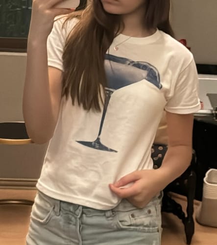 Customer photo review of 'Sweet or Sour' baby tee