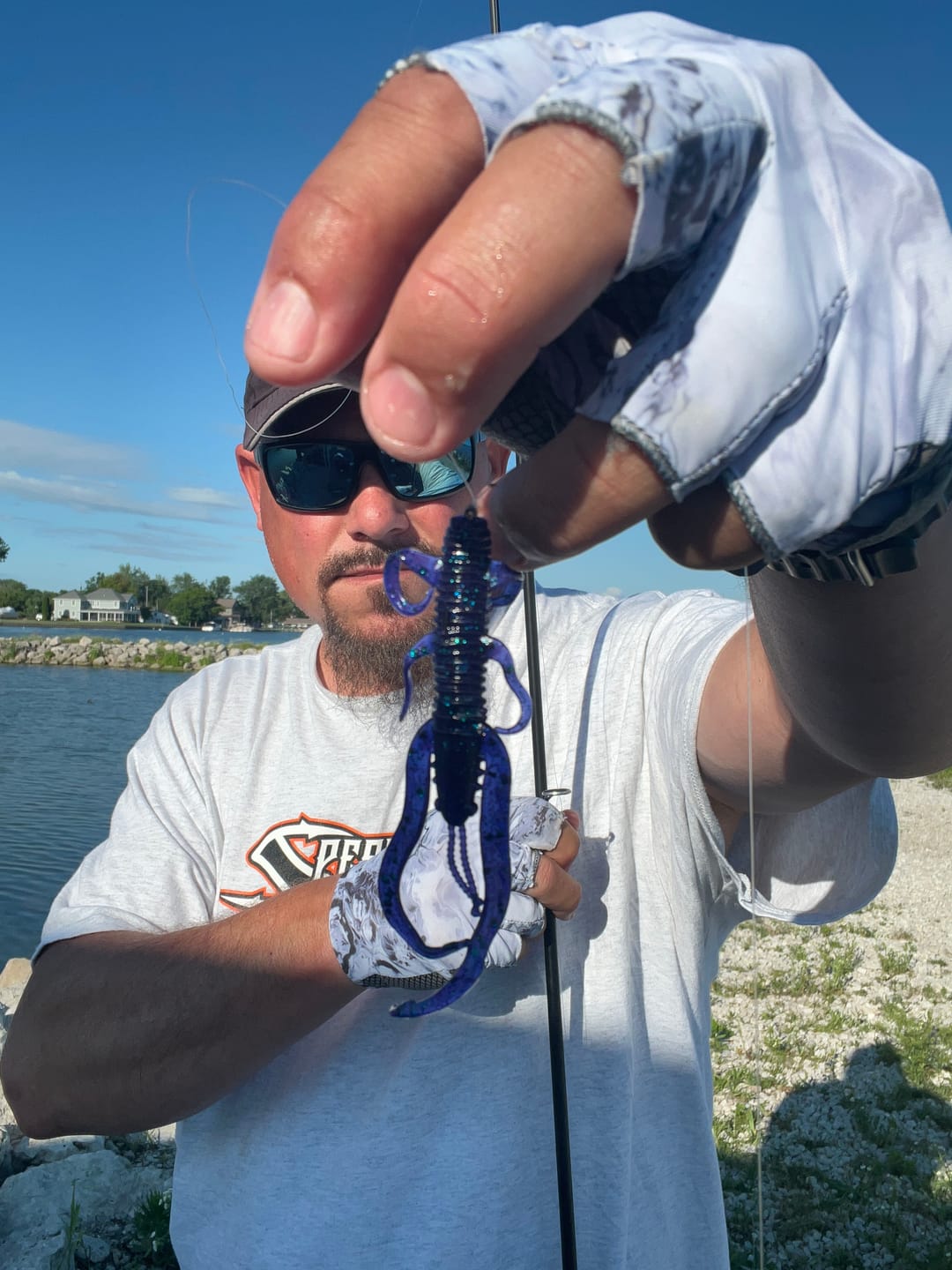 Customer photo review of 97% Density Tungsten Skinny Drop Shot Weights | Bulk Pack | Cylinder Drop Shot Weights