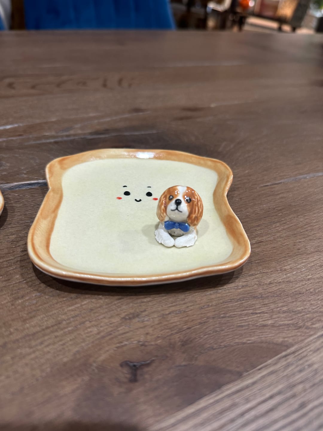 Customer photo review of Ceramic Handmade Pet Figurine Jewel Holder Tray