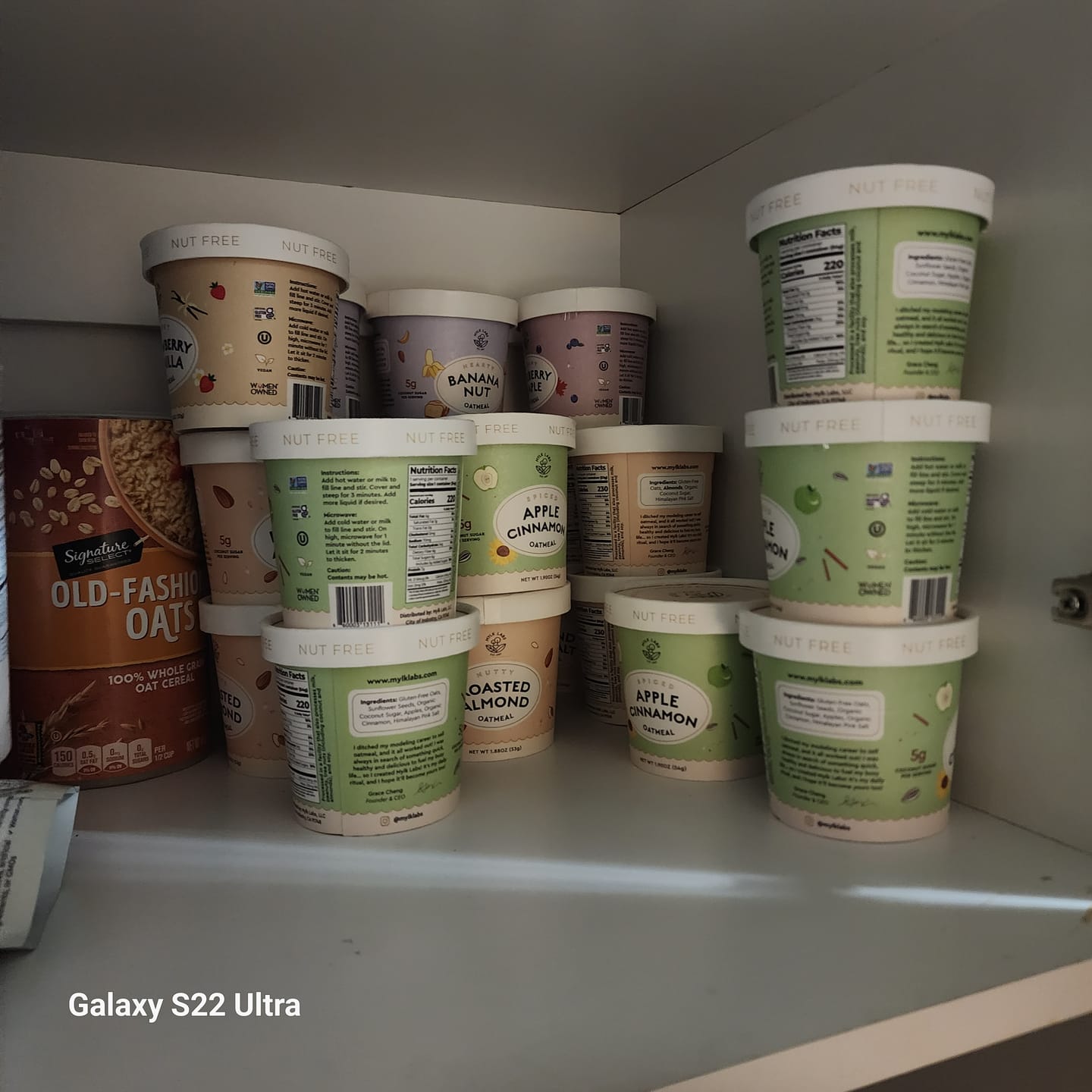 Customer photo review of Apple Cinnamon Oatmeal
