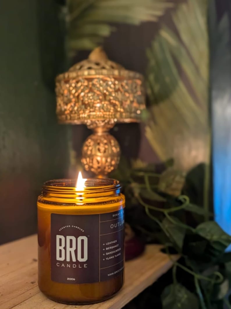 Customer photo review of The Outlaw Candle