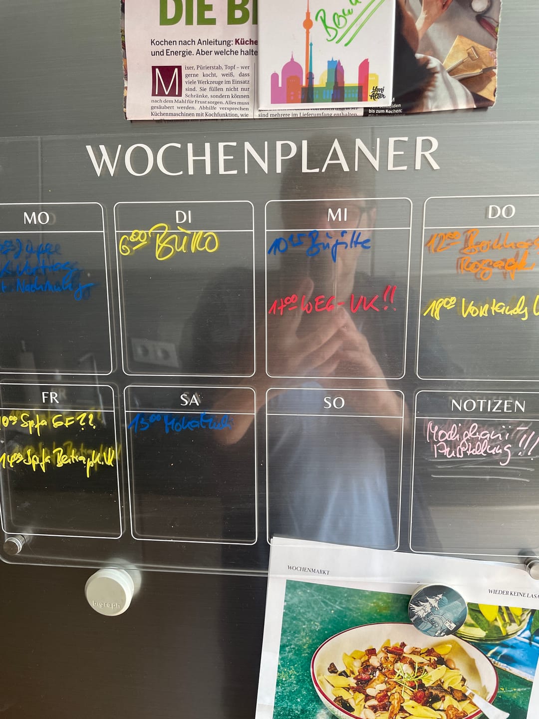 Customer photo review of Kühlschrankplaner "Wochenplan"