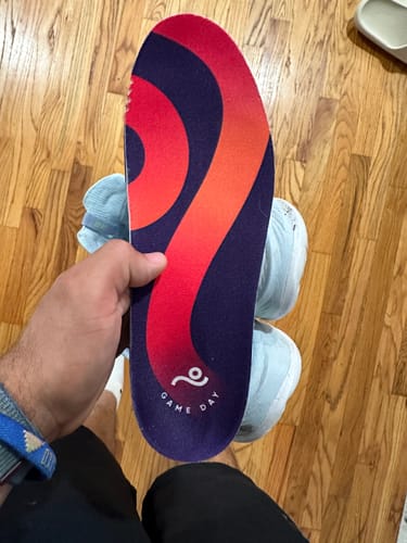 Customer photo review of Move Game Day Performance Insoles