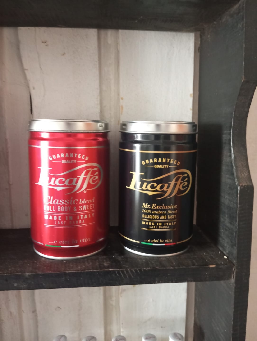 Customer photo review of Lata Lucaffe Classic y Mr. Exclusive 250 grs Grano Molido