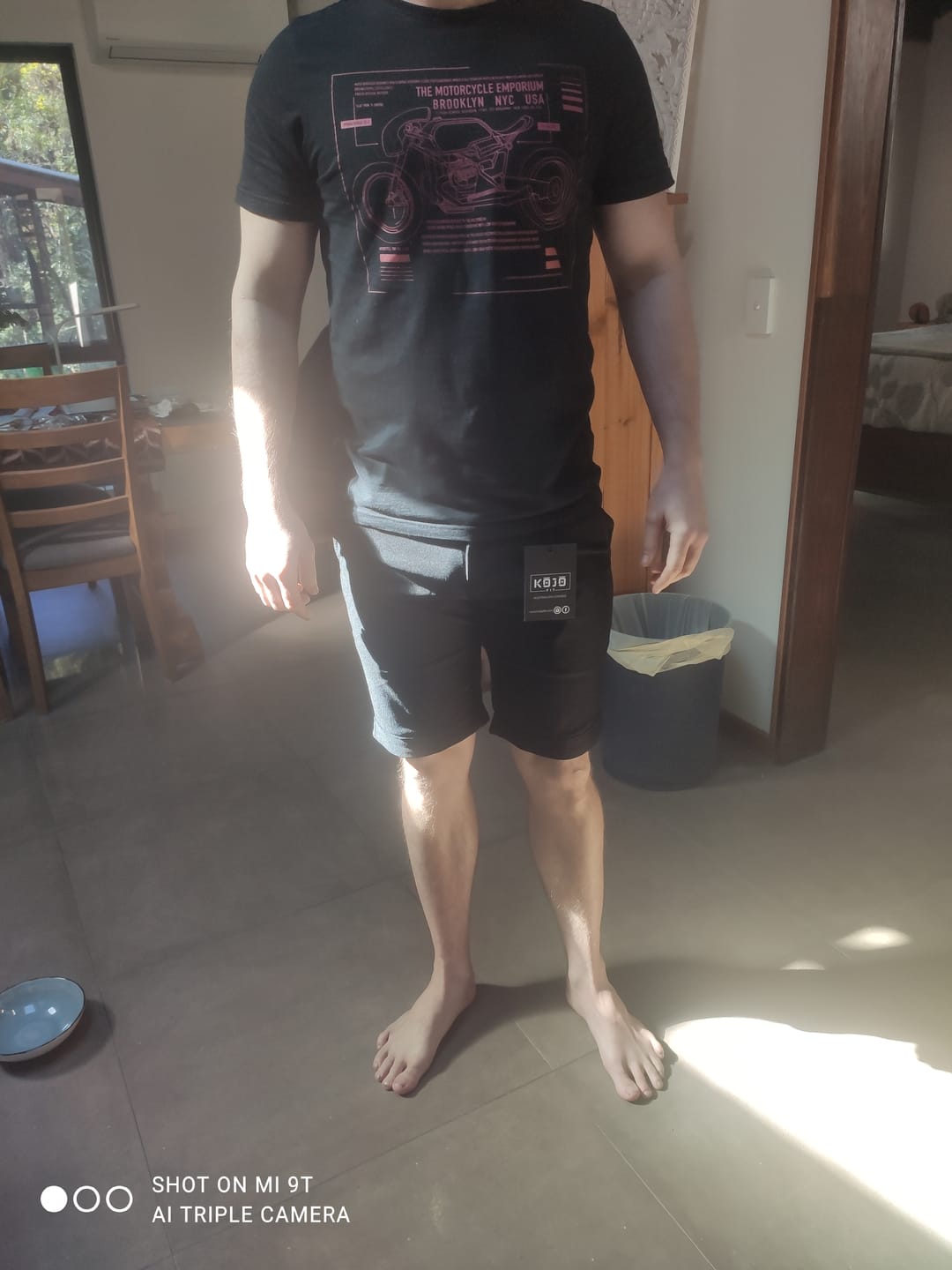 Customer photo review of Ultra-Stretch 9” Chino Shorts - Black