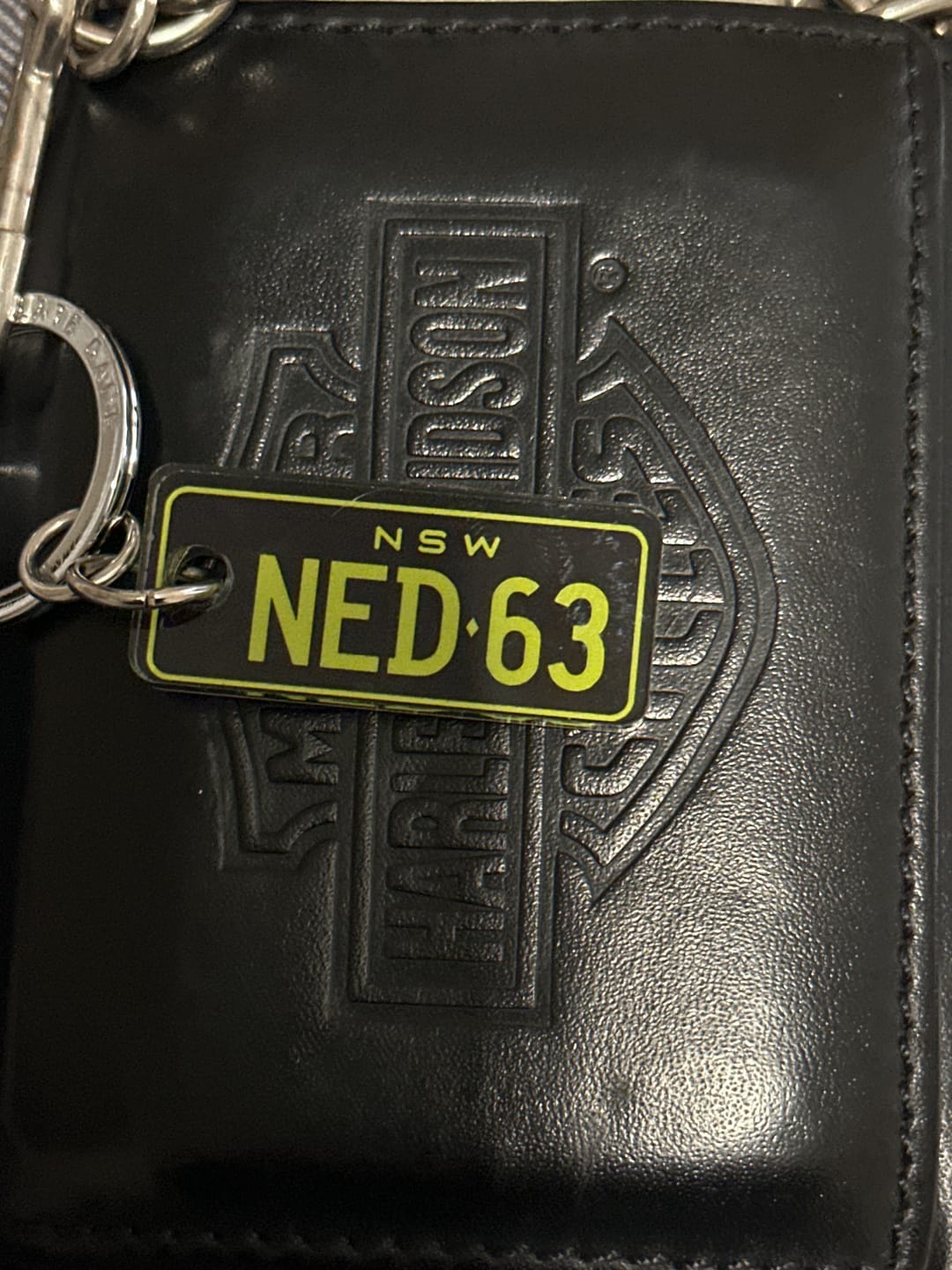 Customer photo review of NSW Premium Range Licence Plate Custom Keychain