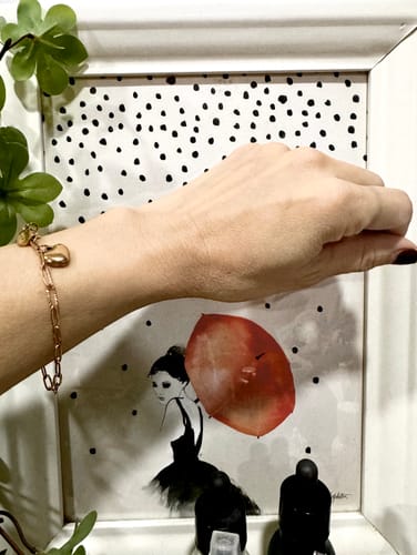Customer photo review of Heart Chain Bracelet