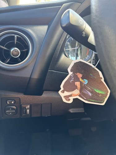 Customer photo review of Custom Car Air Freshener