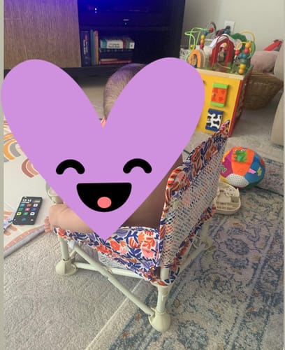 Customer photo review of Willow portable booster chair V2