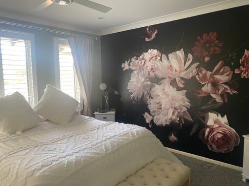 Customer photo review of Bunch of Flowers Mural - Wallpaper