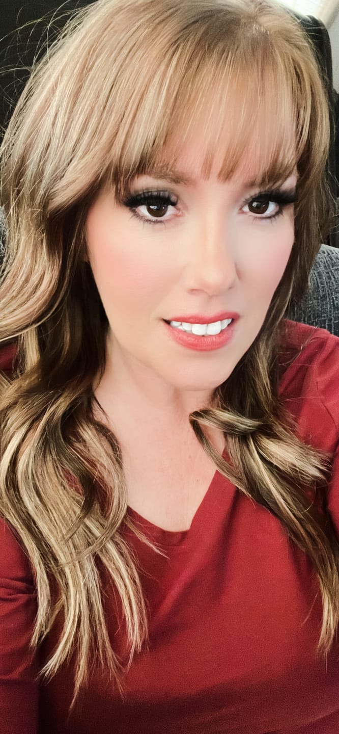 Customer photo review of Beige/Brown Highlights  DIY Hair Extensions Home Kit