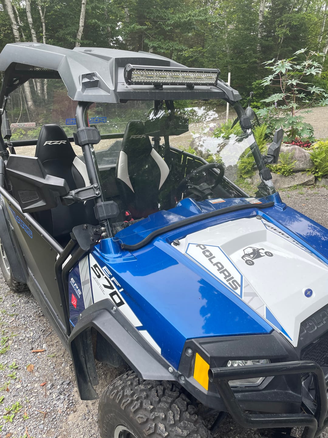 Customer photo review of UTV Full Windshield for Polaris RZR 800 / S 800/4 800, XP 900/4 900, RZR 570