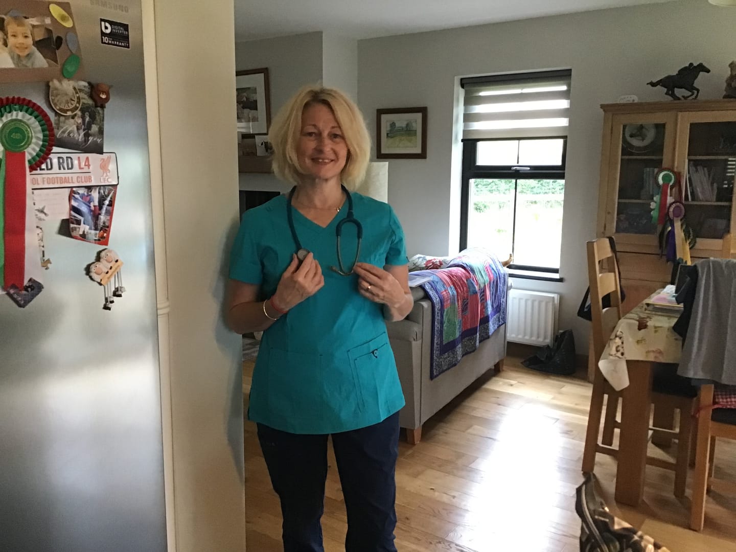 Customer photo review of Littmann Lightweight II SE Nurses Stethoscope: Caribbean Blue 2452