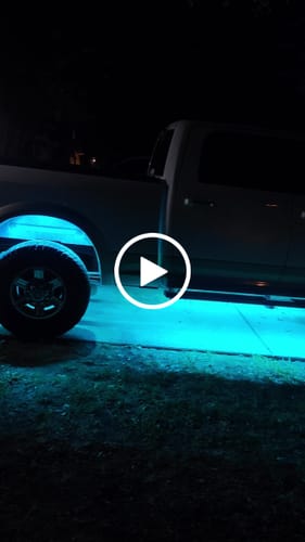 Customer video review of Premium RGB+W Rock Lights (42W)