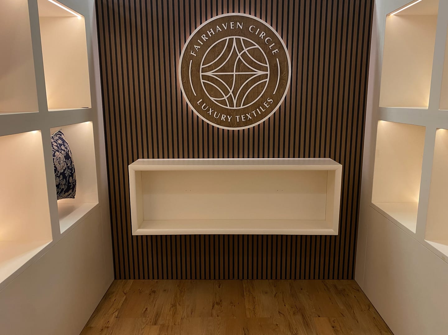 Customer photo review of Custom Round Indoor 3D Logo Sign For Businesses  | Laser Cut Wood Sign | Business Logo Sign | Custom PVC Sign | Custom Wood Sign